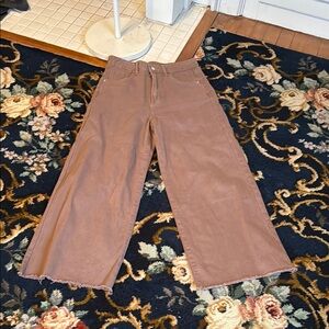 SHEIN‎ Brown Wide-Leg Jeans- worn twice